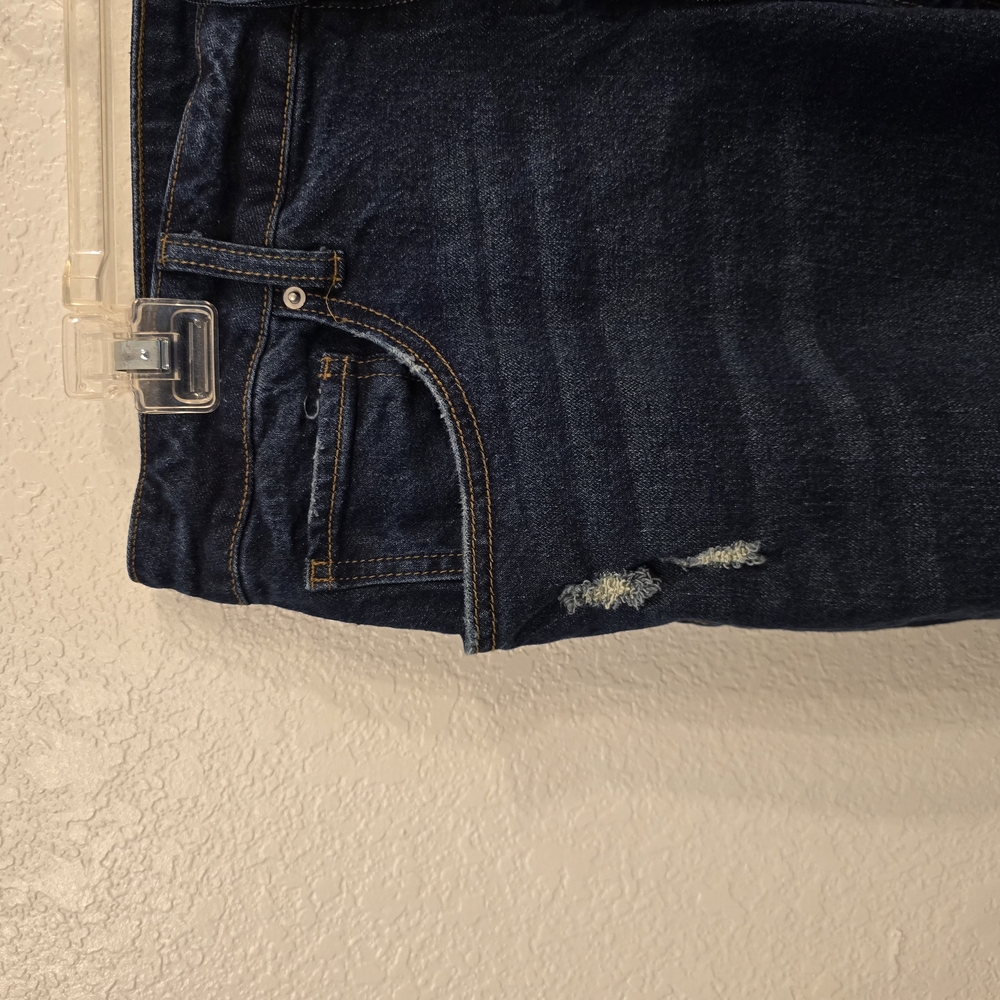 Time and Tru High Rise Women's Jeans - Dark Blue - Picture 12 of 15